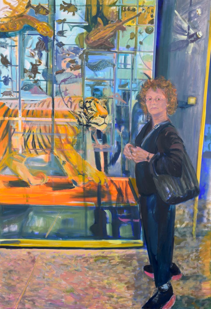 Malerei Öl auf leinwand, 190 x 130 cm