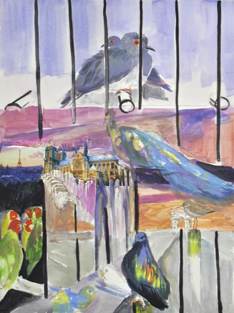 Stadt der Liebe, Collage, 2018