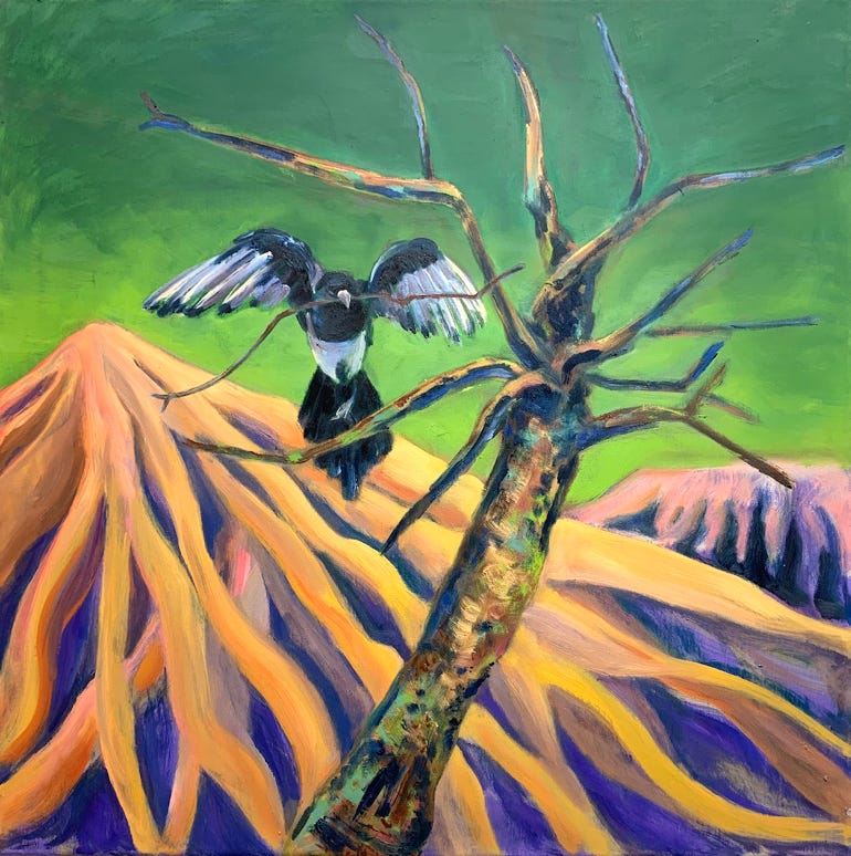 2021, 60 x 60 cm , Öl auf Leinwand