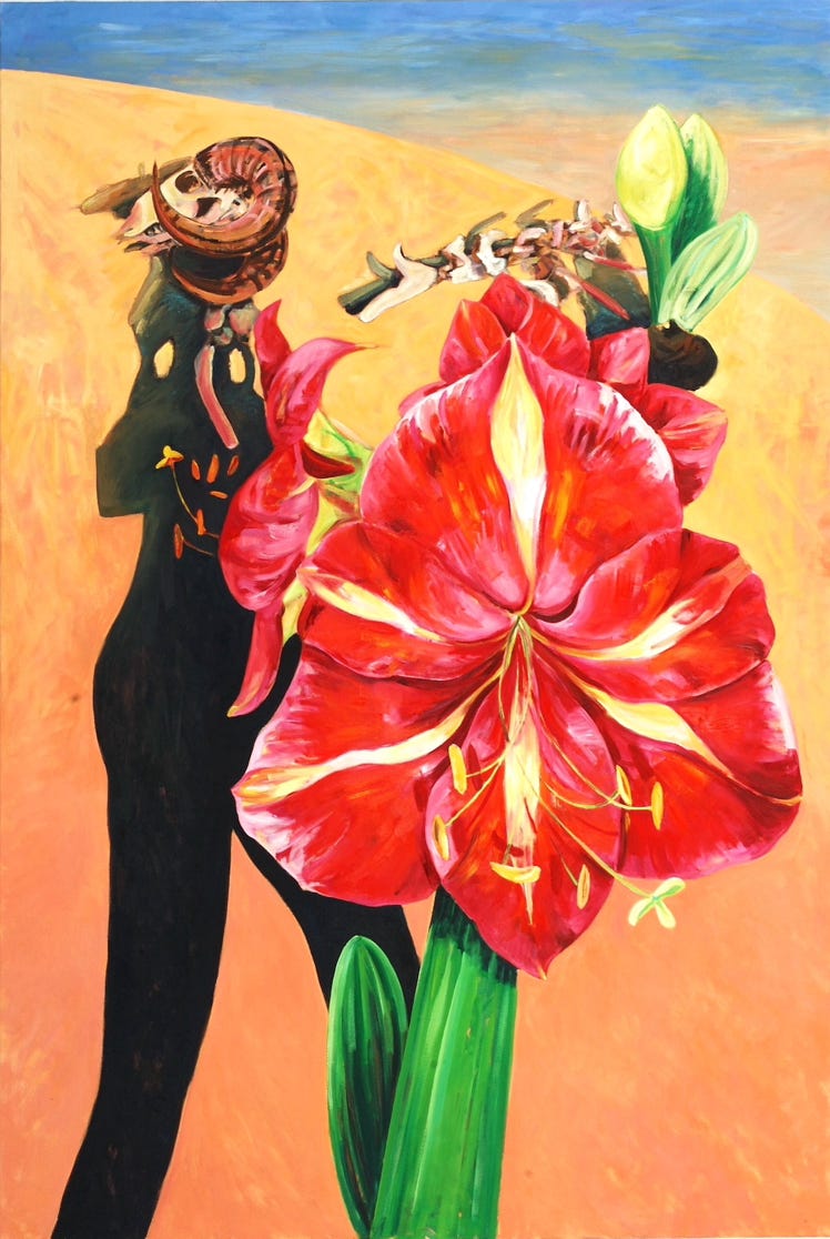 230 x 155 cm Öl auf Nesselleinwand