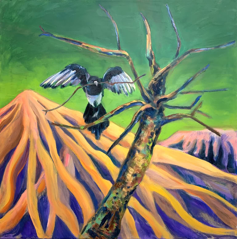 2021, 60 x 60 cm , Öl auf Leinwand