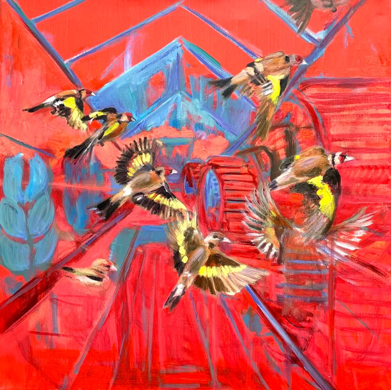 60 x 60 cm, Öl auf Leinwand