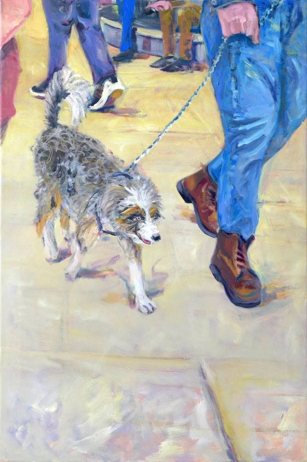 Dog on Lead