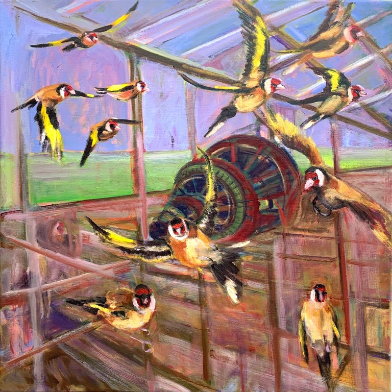 60 x 60 cm, Öl auf Leinwand