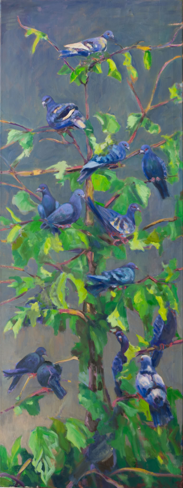 2020, 160 x 60 cm, Öl auf Leinwand